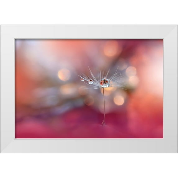 Nan, Juliana 32x23 White Modern Wood Framed Museum Art Print Titled - Colors Of Love..