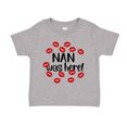 thumbnail image 1 of Nan Was Here Toddler T-Shirt 2T Athletic Heather, 1 of 3