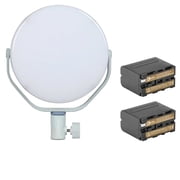 Nanlite miro 30C 30W RGBW LED Panel Light, Mint Blue, w/2x NP-F970 Battery