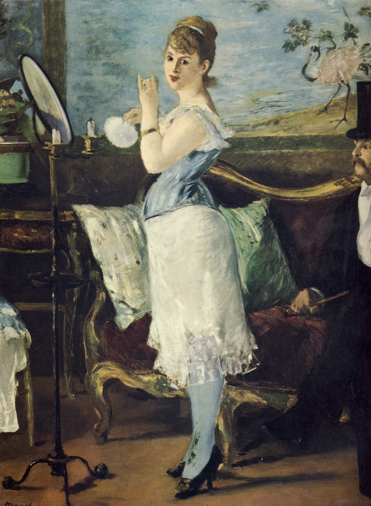 Nana 1877 Canvas Art - Ôø?douard Manet (24 x 36)