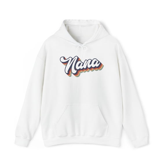 Nana 70s 1970s for Grandma Mom Hoodie, Gifts, Hooded Sweatshirt