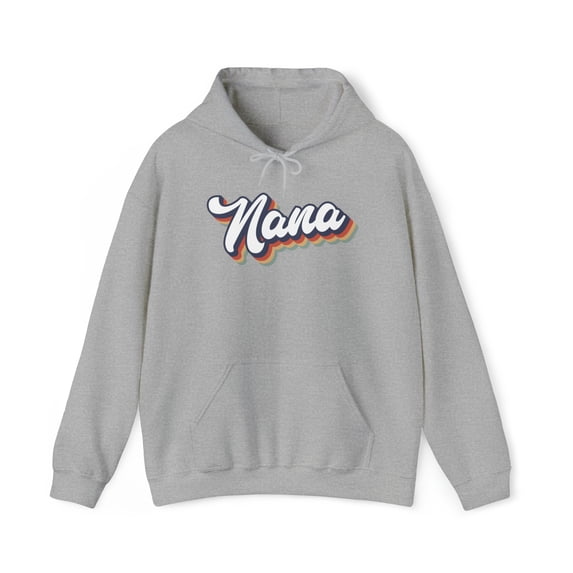 Nana 70s 1970s for Grandma Mom Hoodie, Gifts, Hooded Sweatshirt