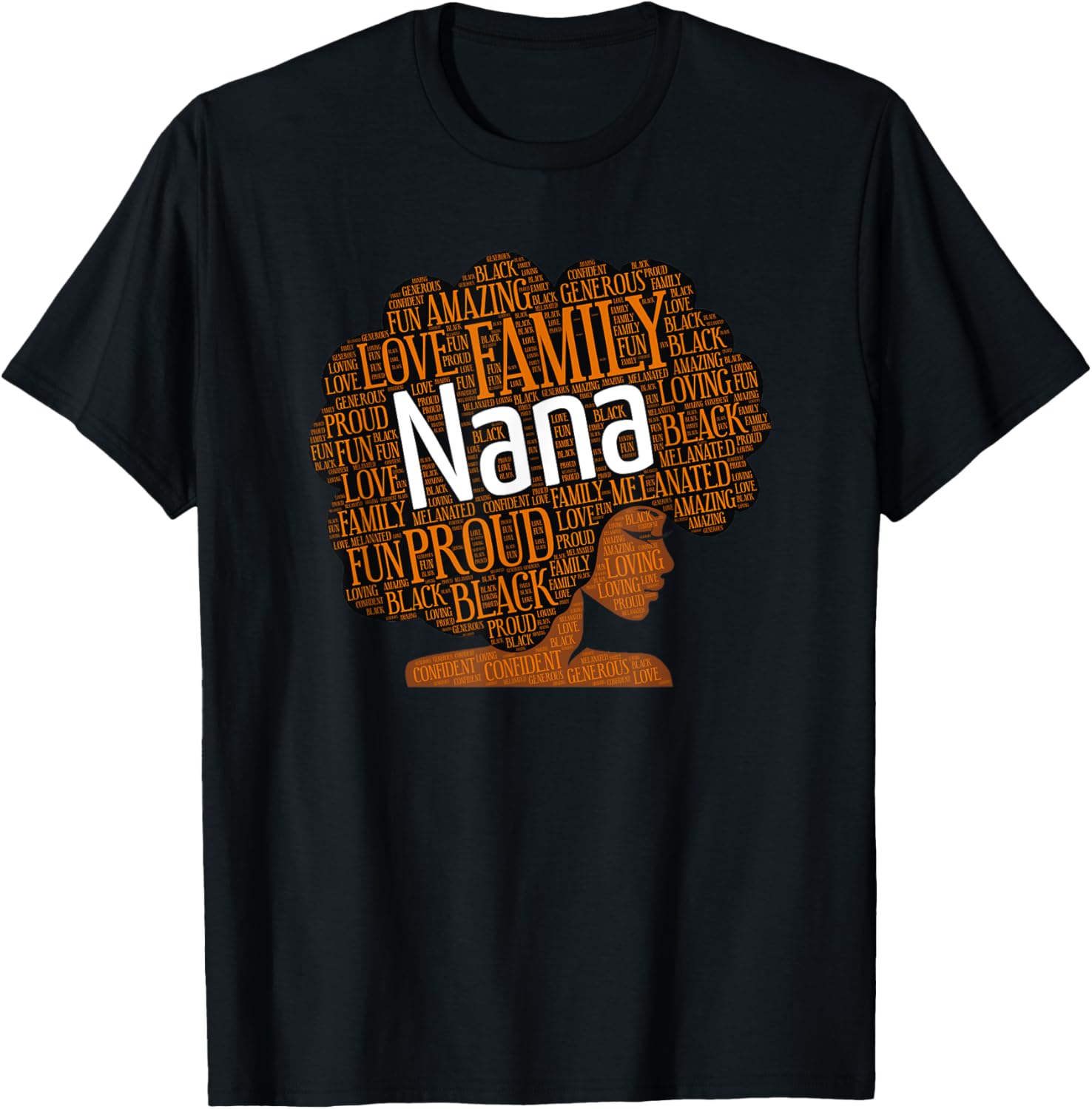 Nana African American Grandmother Nickname TShirt