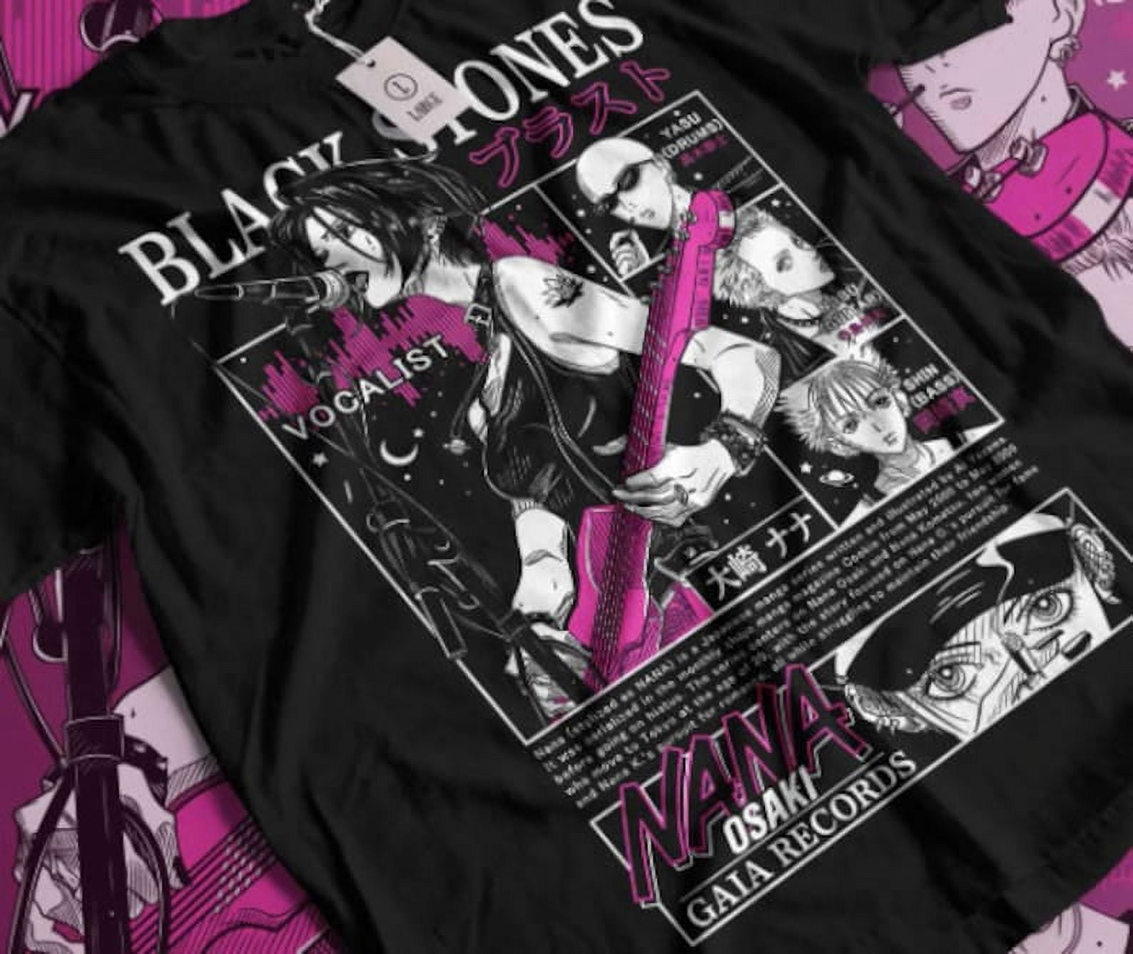 Débardeur Osaki Nana Vintage Délavé - Taille M à XXL - Polyester - Style Anime Oversize - Pour L'été, Décontracté