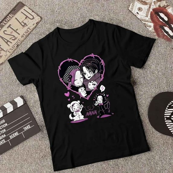 Nana Anime Merch Nana Osaki Manga Ai Yazawa Shojo T-Shirt unisex up to 5XL