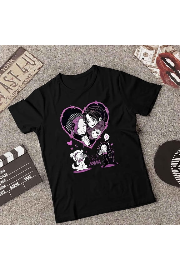Nana Anime Merch Nana Osaki Manga Ai Yazawa Shojo T-Shirt unisex up to 5XL