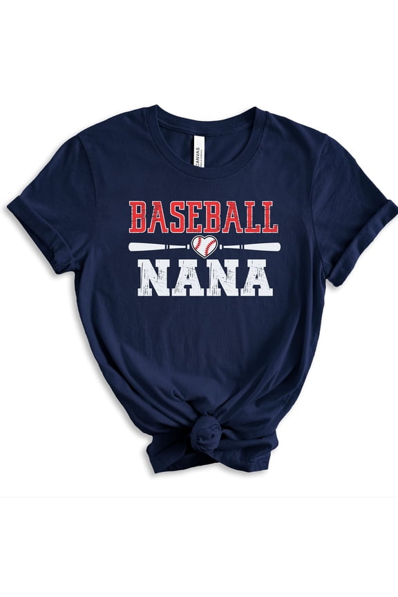 Nana Baseball Shirts, Ladies Baseball T-Shirts, Nana Baseball Shirt, Cute Baseball Shirt For Nana, Nana Baseball Gifts, Grandma Baseball Tee