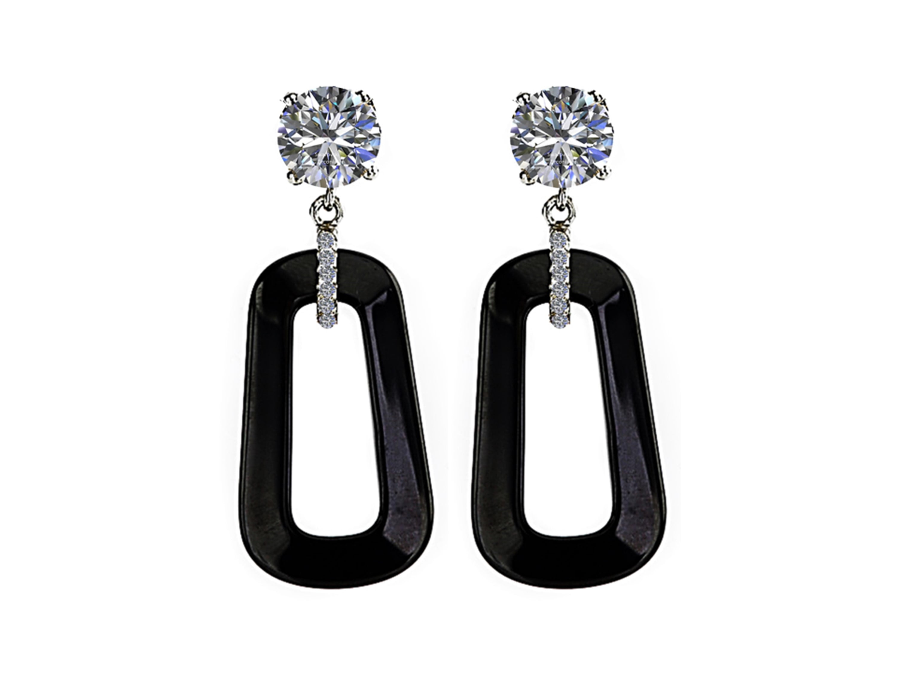 Nana Black Ceramic Pure Brilliance CZ Dangle Zambia Ubuy