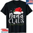 thumbnail image 1 of Nana Claus Christmas Santa Holiday Graphic T-Shirt, 1 of 4