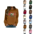 thumbnail image 1 of Nana Claus Christmas Sweatshirt for Women 2025 Long Sleeve Crewneck Nana Shirt Pullover Top, 1 of 1