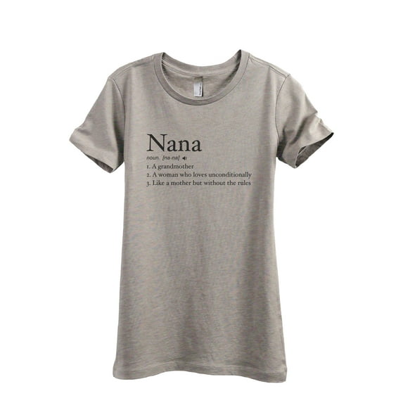 Nana Definition Women's Fashion Relaxed T-Shirt Tee Heather Tan 2X-Large
