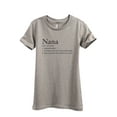 thumbnail image 1 of Nana Definition Women's Fashion Relaxed T-Shirt Tee Heather Tan Small, 1 of 3