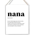 thumbnail image 1 of Nana Definition Wood Sign Modern Nana Wooden Signs Rustic Hanging Plaque Home Wall Art 8x10, Perfect Nana Sign Wall Decor for Home, 1 of 3