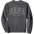 thumbnail image 1 of Nana Est. 2025 Cute First-Time Grandma Womens Sweatshirt, 1 of 7