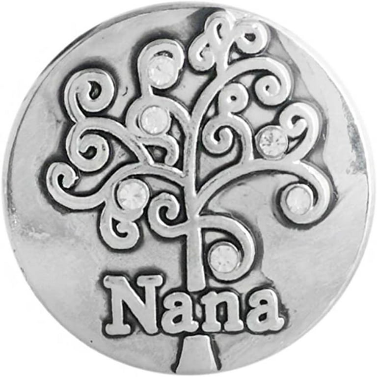Nana Family Tree Grandmother Snap Jewelry Ginger Charm Button Fits
