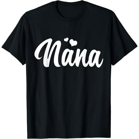 Nana For Women Grandma Christmas Mother's Day Gift Grandkids T-Shirt