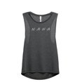 thumbnail image 1 of Nana Friends Women's Fashion Sleeveless Muscle Workout Yoga Tank Top Charcoal Grey X-Large, 1 of 3