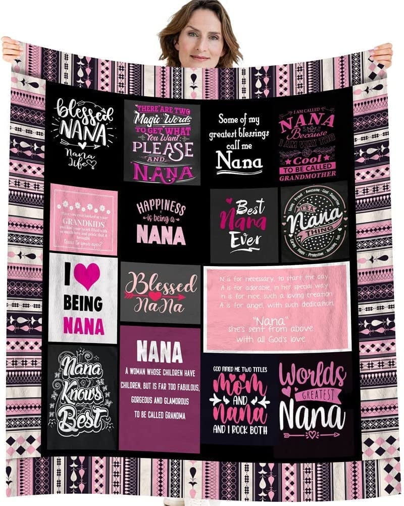 Nana Gifts Nana Birthday Gifts Best Nana Ever Blanket Nana Gifts from Grandkids Nana Gifts from