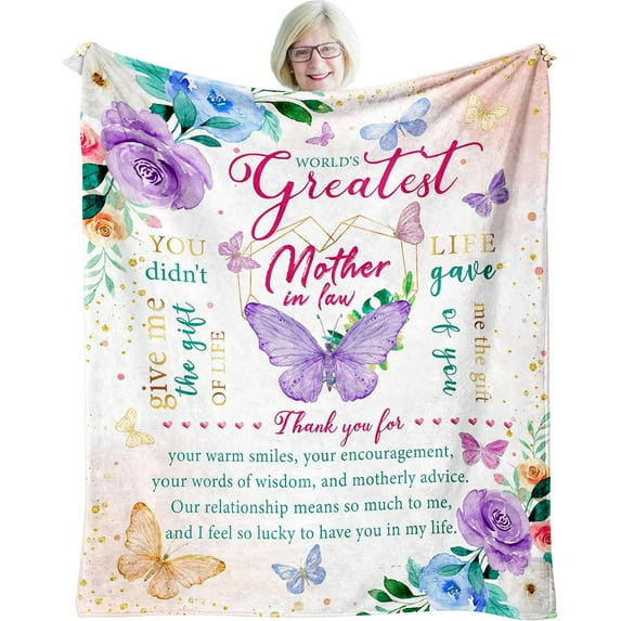 Nana Gifts, Gifts for Nana Mothers Day Birthday Throw Blanket 60" X 50", Unique Nana Birthday Gifts, Best Nana Ever Gifts, Nana Gifts from Grandkids, Presents for Nana, Nana Birthday Gifts