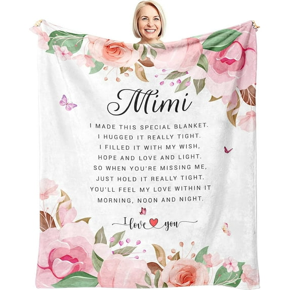 Nana Gifts Throw Blanket 60" x 50" - Best Gifts for Nana from Grandkids - Birthday Gifts for Nana from Granddaughter Grandson - Nana Gift from Grandchildren - A Gift for Nana