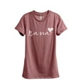 thumbnail image 1 of Nana Heart Women's Fashion Relaxed T-Shirt Tee Heather Rouge 2X-Large, 1 of 3