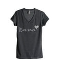 thumbnail image 1 of Nana Heart Women's Fashion Relaxed V-Neck T-Shirt Tee Charcoal Grey X-Large, 1 of 3