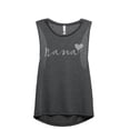 thumbnail image 1 of Nana Heart Women's Fashion Sleeveless Muscle Workout Yoga Tank Top Charcoal Grey 2X-Large, 1 of 3