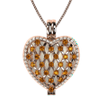 thumbnail image 1 of Nana Heart of Hearts Birthstone Locket Mother Female Adult Pendant, Rose - November Stone 7, 1 of 7