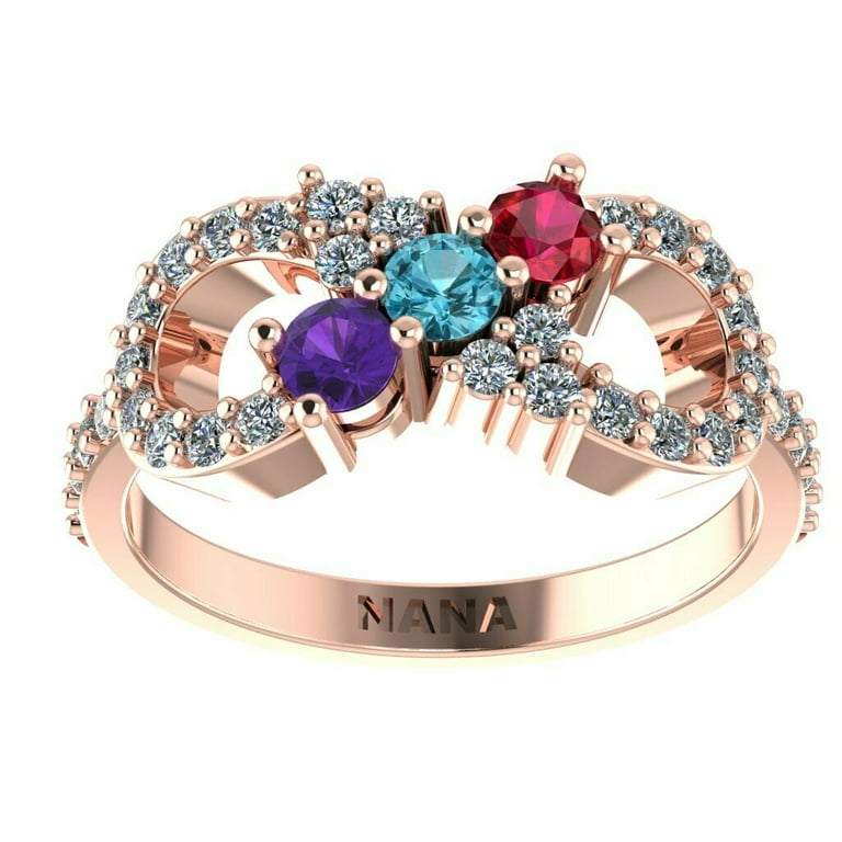 Mothers day ring 6 stones outlet