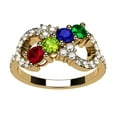 thumbnail image 1 of Nana Infinity Exquisite Mothers Ring 1-6 Stone Mothers Day Gift for Women-10k Yellow-Size 10 Stone 6, 1 of 7