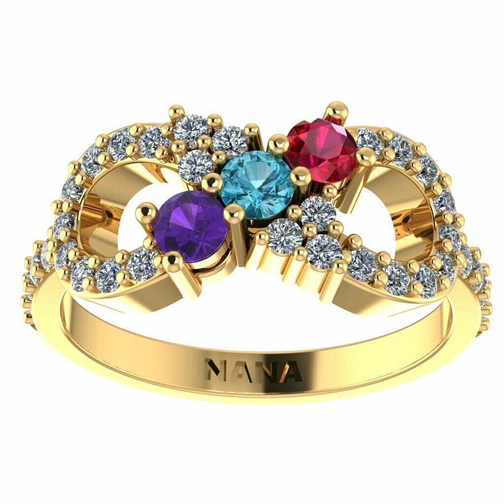 Mothers ring 6 stones deals