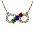 thumbnail image 1 of Nana Infinity Mother 1-6 Birthstone Necklace for Women - 10K Yellow Gold Stone 5, 1 of 7