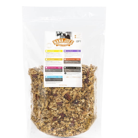 Nana Joes Granola Organic Sunset Blend, Pecan, Mulberry & Coconut, Handmade, Gluten-Free, Vegan & Healthy Superfood
