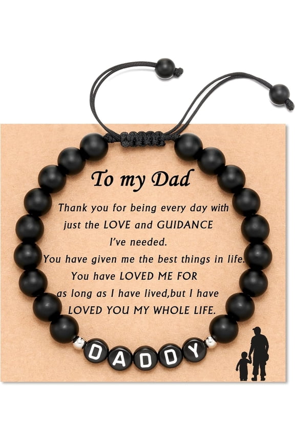 Nana/Mimi/Grandma/Papa/Dad/Mom/Daughter/Aunt/Sister Gifts,Natural Stone Bracelet Christmas Birthday Valentines Mother's Day Gifts for Women Girls Men