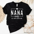 thumbnail image 1 of Nana Mode T-Shirt, All Day Every Day White and Black Tee Gift for Grandma, 1 of 8