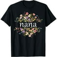 thumbnail image 1 of Nana Mothers Day For Grandma Wildflower Floral Women's T-Shirt, 1 of 3