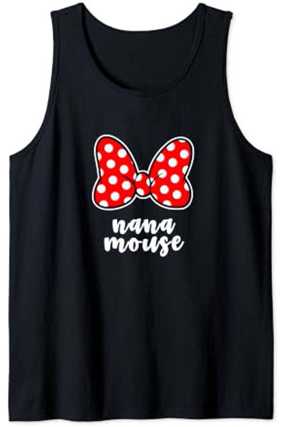 Nana Mouse Family Vacation Bow Tank Top Size S-3XL