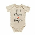thumbnail image 1 of Nana Papa Grandparent Newborn Baby Bodysuit, 1 of 6