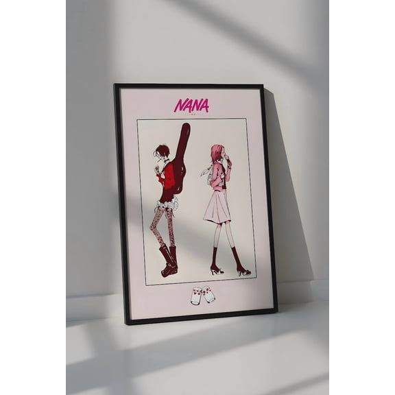Nana Poster, Anime Poster, Minimalist Manga Art Print, Decorative Posters, Nana Osaki Wall Art Unframed Size 24''x36'' GooGate