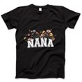 thumbnail image 1 of Nana Wildflower Graphic Tee - Women's Floral Grandmother T-Shirt, Cute Nana Gift, Family Apparel with Flower Shirt, 1 of 7