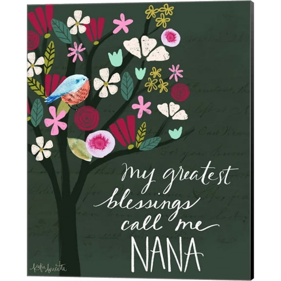 Nana by Katie Doucette, Canvas Wall Art, 16W x 20H