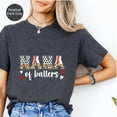 thumbnail image 1 of Nana of Ballers Leopard Heart T-Shirt: Baseball Softball Grandma Tee SWEATSHIRT All Size S-5XL, 1 of 5