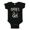 thumbnail image 1 of Nana's Girl Baby Bodysuit One Piece 12 mo Black, 1 of 3