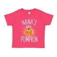 thumbnail image 1 of Nana's Little Pumpkin Toddler T-Shirt 3T Cyber Pink, 1 of 3