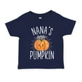 thumbnail image 1 of Nana's Little Pumpkin Toddler T-Shirt 4T Navy Blue, 1 of 3