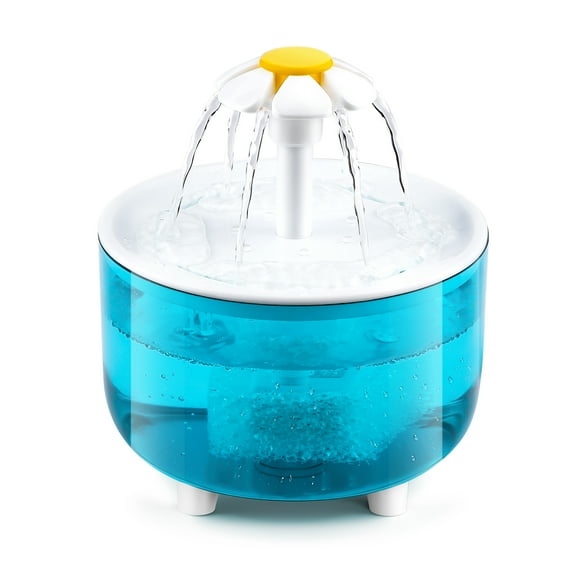 Nanafrog Cat Water Fountain Automatic Pet Water Dispenser for Multiple Pets,1.5L,Blue