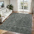thumbnail image 1 of Nanan 10x13 Solid Area Rug Classic Neutral Carpet, Soft Non Slip Low Pile Indoor Rug for Living Room Bedroom Home Decor, Dark Gray, 1 of 9