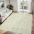 thumbnail image 1 of Nanan 5x7 Solid Area Rug Classic Neutral Carpet, Soft Non Slip Low Pile Indoor Rug for Living Room Bedroom Home Decor, Light Green, 1 of 10