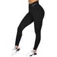 thumbnail image 1 of Nananla Womens High Waist Solid Color Sporty Yoga Skinny Leggings, 1 of 2