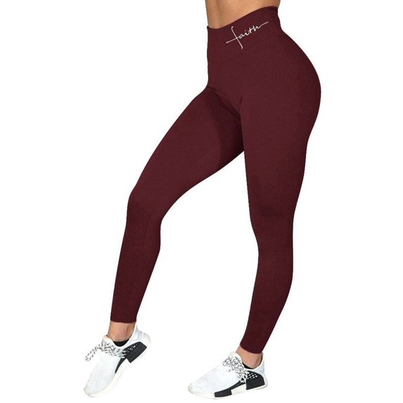 Nananla Womens High Waist Solid Color Sporty Yoga Skinny Leggings